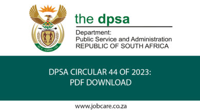DPSA CIRCULAR 44 OF 2023: PDF DOWNLOAD