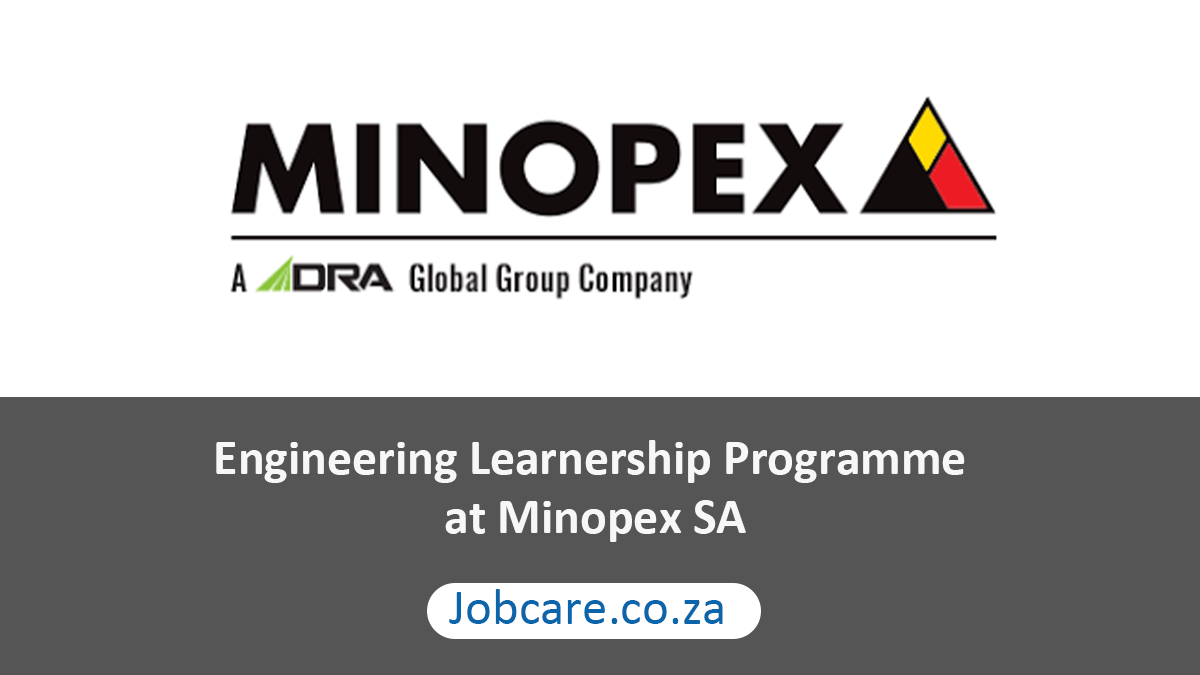 Engineering Learnership Programme at Minopex SA