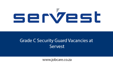 Grade C Security Guard Vacancies at Servest