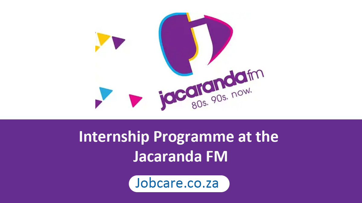 Internship Programme at the Jacaranda FM