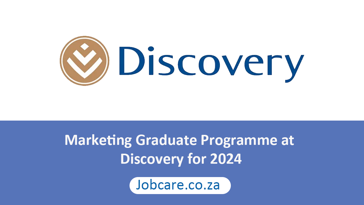 Marketing Graduate Programme at Discovery for 2024