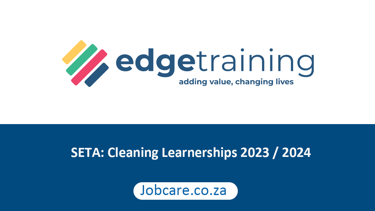 SETA: Cleaning Learnerships 2023 / 2024