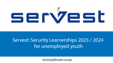 Servest: Security Learnerships 2023 / 2024 for unemployed youth