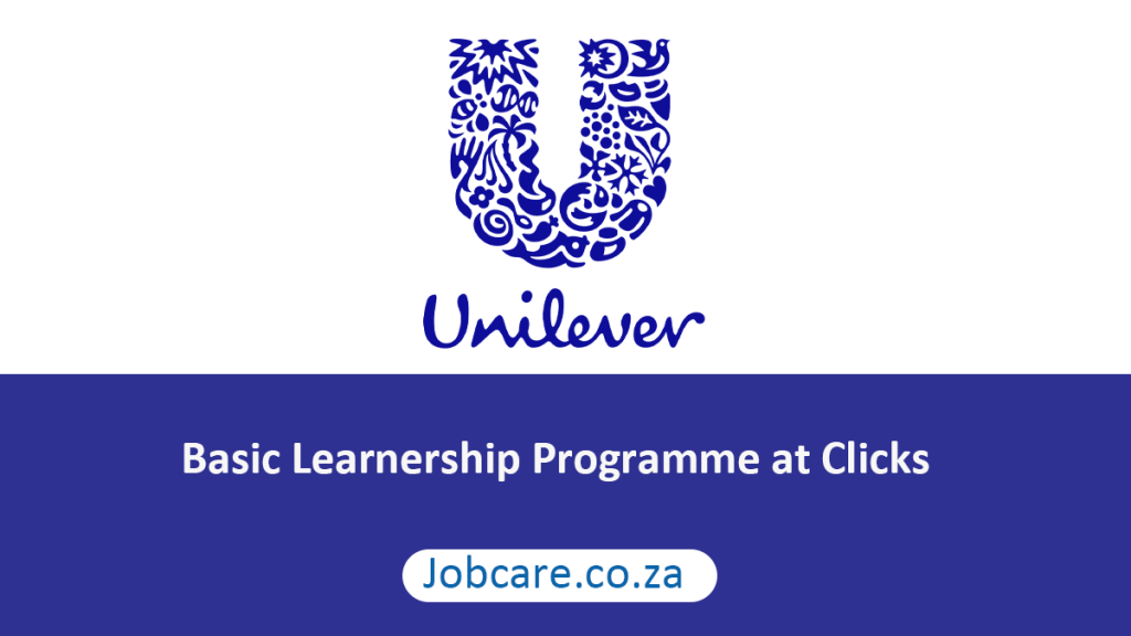 Supply Chain Learnerships at Unilever Jobcare
