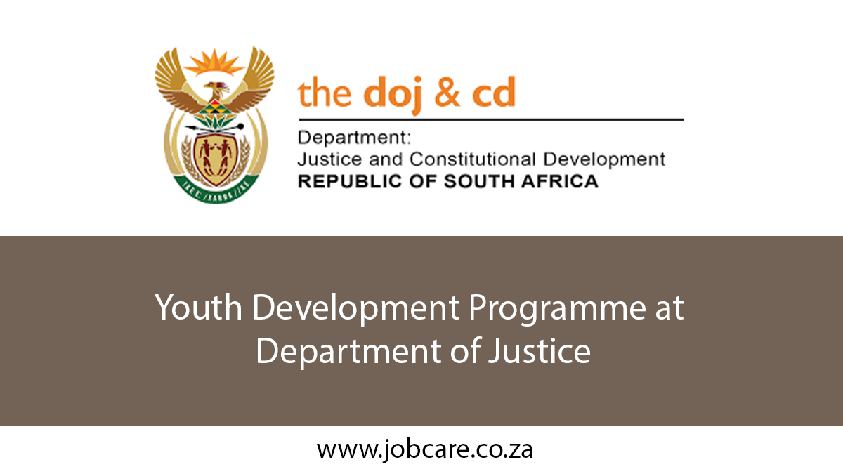 Youth Development Programme at Department of Justice