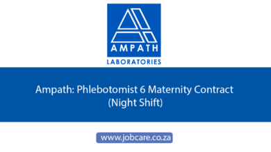 Ampath: Phlebotomist 6 Maternity Contract (Night Shift)