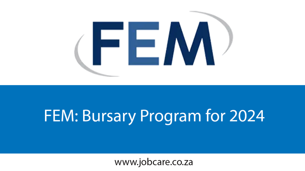 FEM Bursary Program for 2024 Jobcare