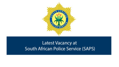 Latest Vacancy at South African Police Service (SAPS)