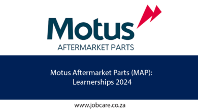 Motus Aftermarket Parts (MAP): Learnerships 2024