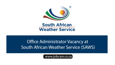Office Administrator Vacancy at South African Weather Service (SAWS)