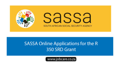 SASSA Online Applications for the R350 SRD Grant