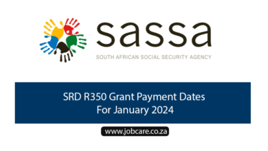 SRD R350 Grant Payment Dates For January 2024