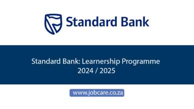 Standard Bank: Learnership Programme 2024 / 2025