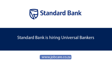Standard Bank is hiring Universal Bankers