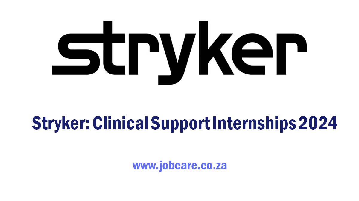 Stryker: Clinical Support Internships 2024