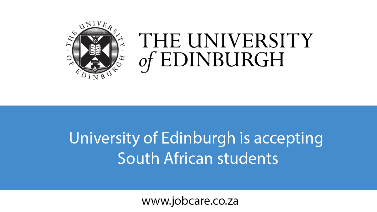 University of Edinburgh is accepting South African students