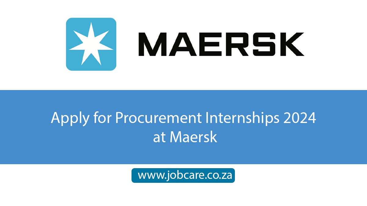 Apply for Procurement Internships 2024 at Maersk
