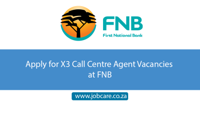Apply for X3 Call Centre Agent Vacancies at FNB