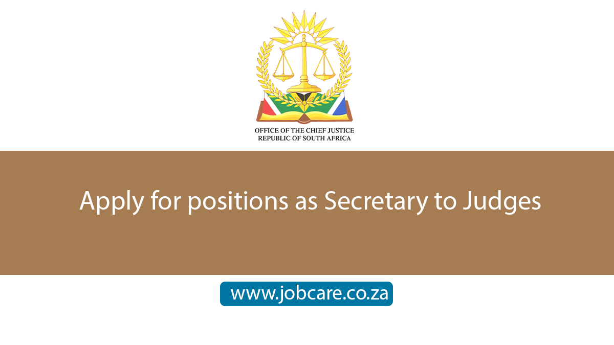 Apply for positions as Secretary to Judges