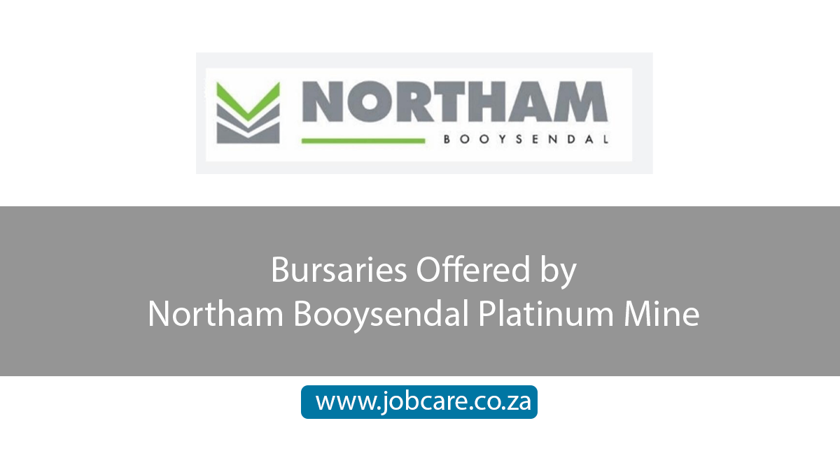 Bursaries Offered by Northam Booysendal Platinum Mine