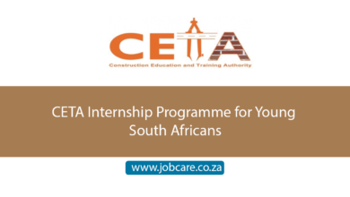 CETA Internship Programme for Young South Africans