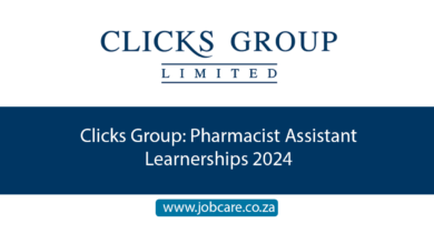 Clicks Group: Pharmacist Assistant Learnerships 2024