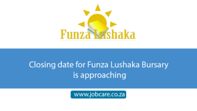 Closing date for Funza Lushaka Bursary