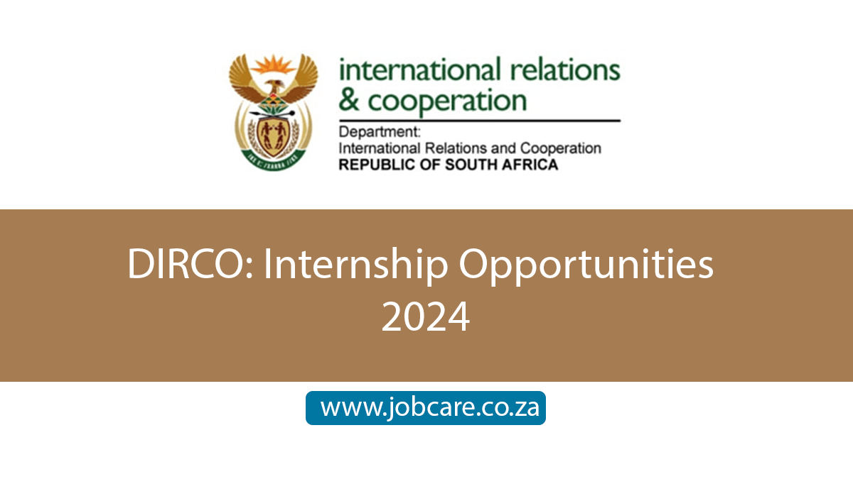 DIRCO: Internship Opportunities 2024