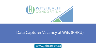 Data Capturer Vacancy at Wits (PHRU)