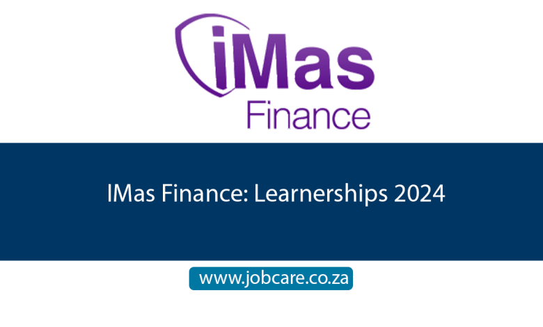 IMas Finance: Learnerships 2024