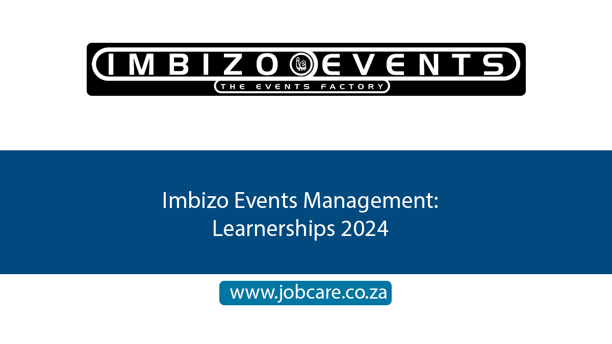 Imbizo Events Management: Learnerships 2024