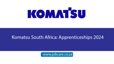 Komatsu South Africa: Apprenticeships 2024