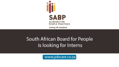 South African Board for People is looking for Interns