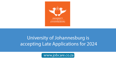 University of Johannesburg is accepting Late Applications for 2024