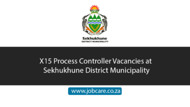X15 Process Controller Vacancies at Sekhukhune District Municipality