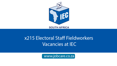 x215 Electoral Staff Fieldworkers Vacancies at IEC