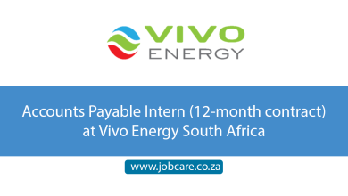 Accounts Payable Intern (12-month contract) at Vivo Energy South Africa