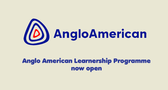 Anglo American Learnership Programme now open