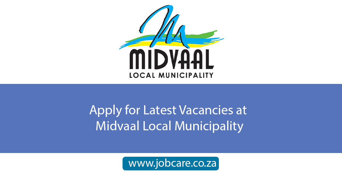 Apply for Latest Vacancies at Midvaal Local Municipality