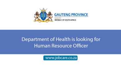 Department of Health is looking for Human Resource Officer