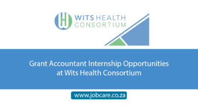 Grant Accountant Internship Opportunities at Wits Health Consortium