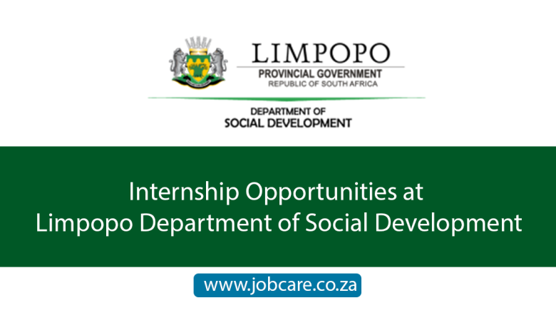 Internship Opportunities at Limpopo Department of Social Development