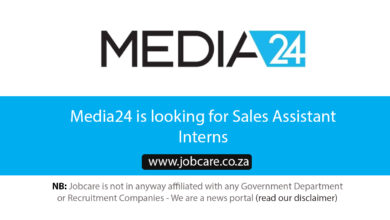 Media24 is looking for Sales Assistant Interns