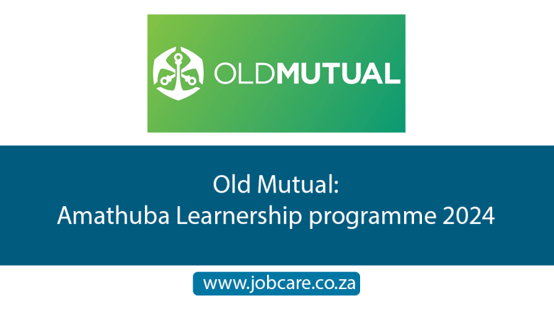 Old Mutual: Amathuba Learnership programme 2024