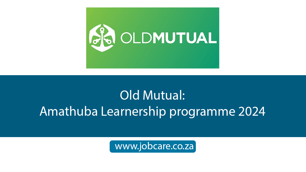 Old Mutual: Amathuba Learnership programme 2024