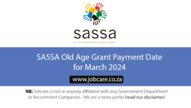 SASSA Old Age Grant Payment Date for March 2024