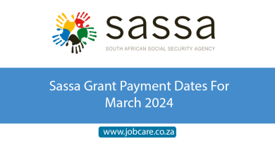 Sassa Grant Payment Dates For March 2024