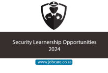 Security Learnership Opportunities 2024
