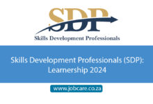 Skills Development Professionals (SDP): Learnership 2024