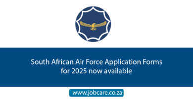 South African Air Force Application Forms for 2025 now available